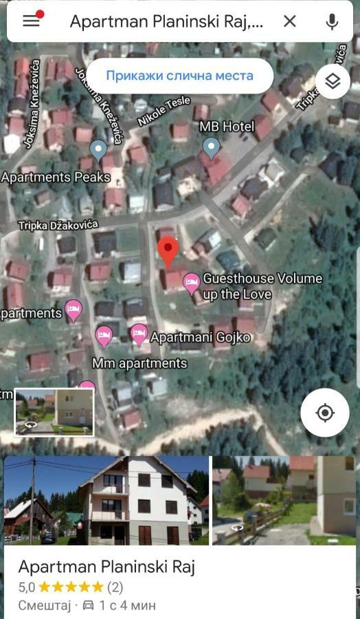 Apartman Planinski Raj Žabljak Buitenkant foto